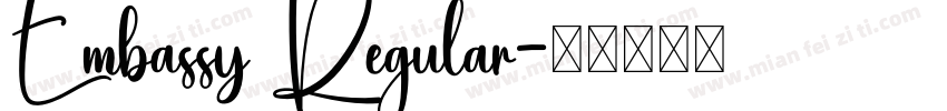 Embassy Regular字体转换